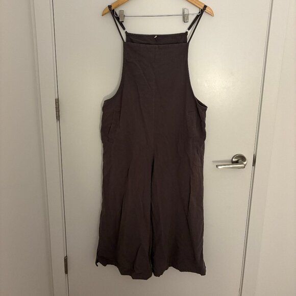 Grey strap overalls - Picture 1 of 3